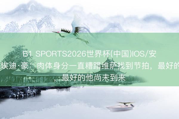 B1 SPORTS2026世界杯(中国)IOS/安卓官方下载 埃迪·豪：肉体身分一直糟蹋维萨找到节拍，最好的他尚未到来