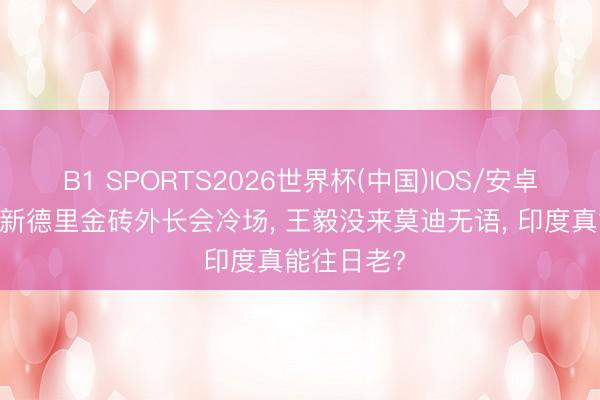 B1 SPORTS2026世界杯(中国)IOS/安卓官方下载 新德里金砖外长会冷场， 王毅没来莫迪无语， 印度真能往日老?