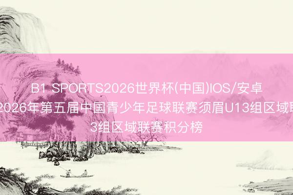 B1 SPORTS2026世界杯(中国)IOS/安卓官方下载 2026年第五届中国青少年足球联赛须眉U13组区域联赛积分榜