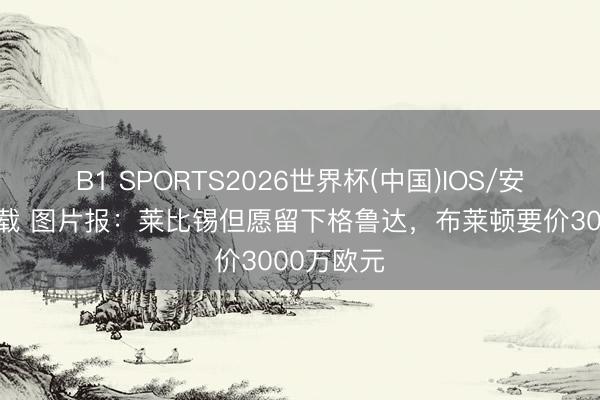 B1 SPORTS2026世界杯(中国)IOS/安卓官方下载 图片报：莱比锡但愿留下格鲁达，布莱顿要价3000万欧元